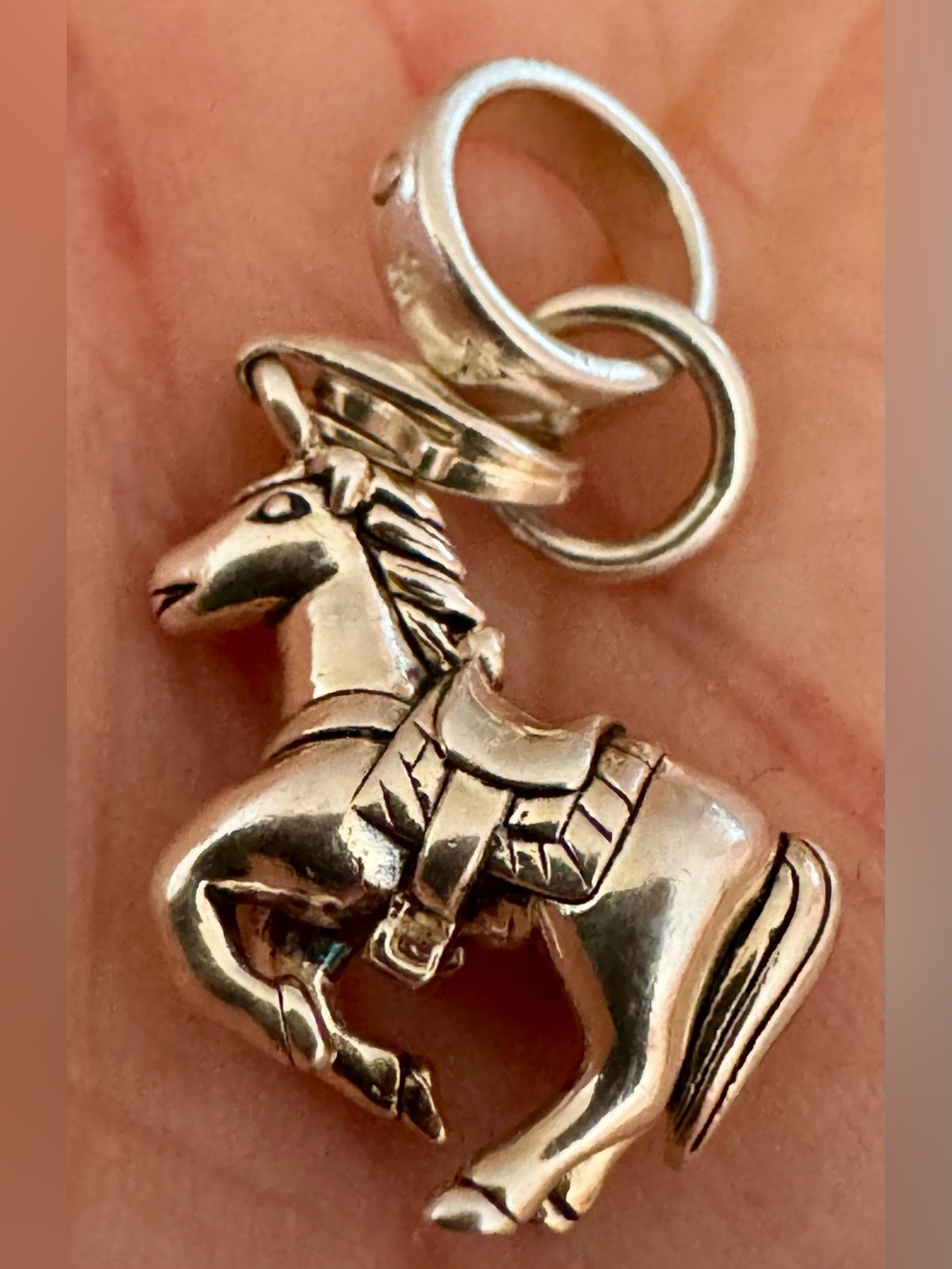 Thomas Sabo Sterling Silver Horse Charm with Detachable Carrier Bead
